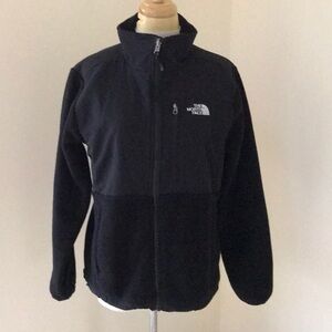 THE NORTH FACE Size L black zippered Denali jacket